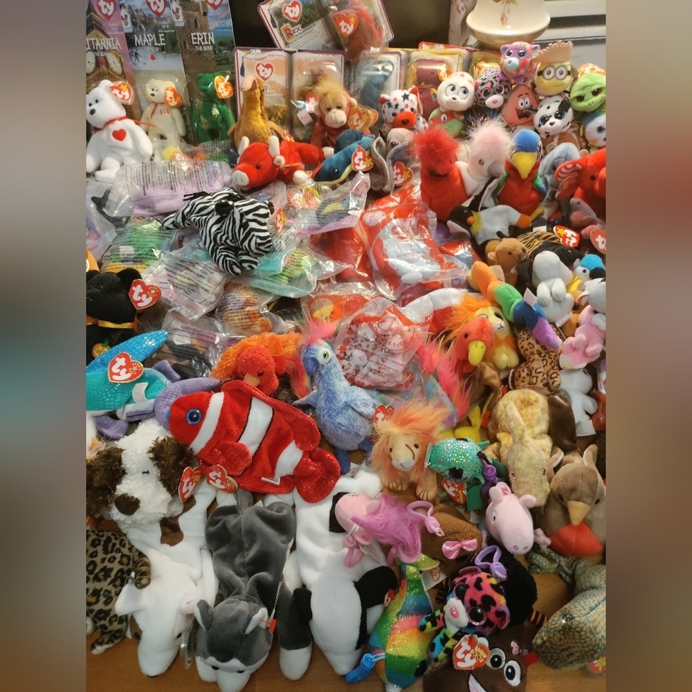 McDonald's Happy Meal Ty Beanie Babies, Boo's, 1993, 1999, 2000, and Man…